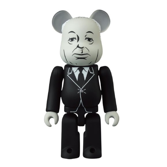 Bearbrick Series 43 Alfred Hitchcock Horror Medicom 100% Figure - Picture 1 of 7